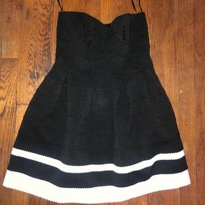 Black and white dress